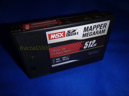 Msx mapper megaram 512kb - msx, sd