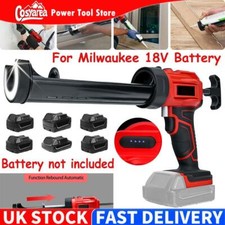 450LM Cordless Electric Caulking Glass Mastic Sealant Glue Gun For Milwaukee 18V