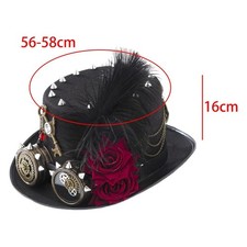 Men Women Steampunk Top Hat