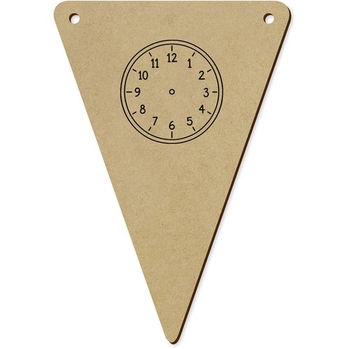 Clock face outline - 5, outline'