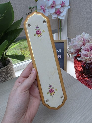 Antique vintage floral ceramic - vintage,