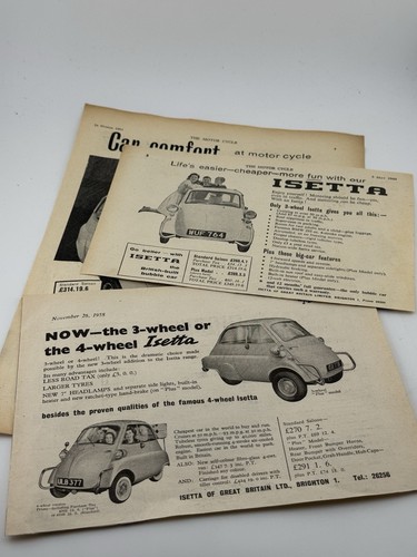Vintage isetta bubble car - isetta,