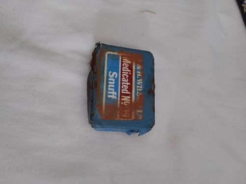 Vintage tin snuff - tin, of