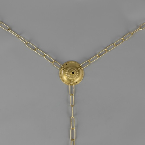 Decorative brass ceiling rose - brass,