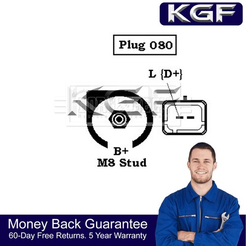 Kgf alternator fits renault - alternator,