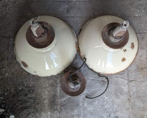 Pair vintage industrial - vintage,