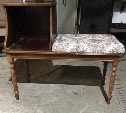 Vintage telephone 1970s seat - vintage,