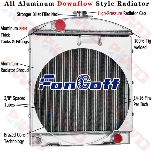 Row radiator for - row,