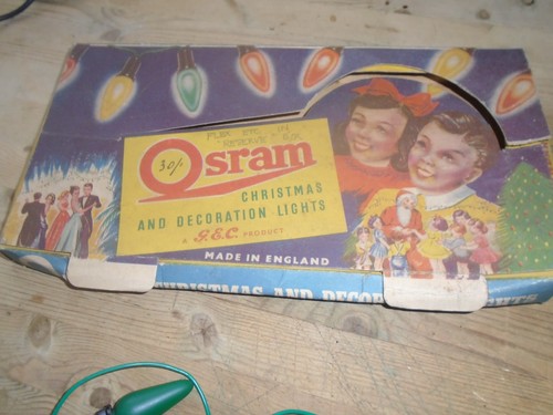 Vintage osram christmas - vintage,