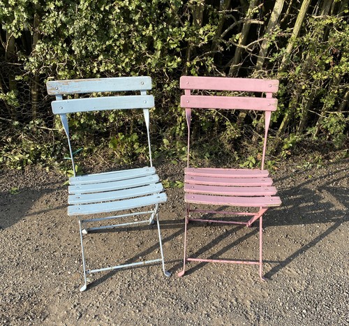 Vintage pair cast metal - of,