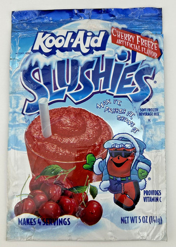Vtg empty kool aid slushies - kool-aid,