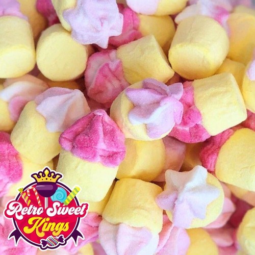 Marshmallow cupcakes retro - cupcakes,
