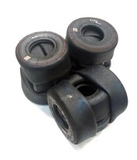 Used Mojo D2 Used Slick Tyre Set Bundle (3 Sets) Go Kart Racing