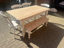 Farmhouse Table 4 Chairs And A