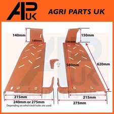 Footplate Footstep Foot Plate Set Pair for Massey Ferguson 35 65 135 835 Tractor