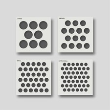 Circle stencils, reusable