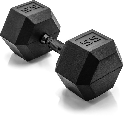 Cap barbell coated hex - barbell,