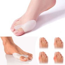 Pair Silicone Gel Bunion Straightener Corrector Protector Splint Big Toe Cushion