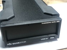 TANDBERG RDX QUIKSTOR External USB 3 Backup Drive & PSU 100DAY RTB WARRANTY
