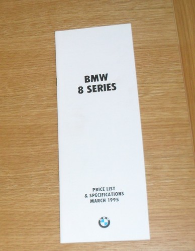Bmw series price guide march - bmw,