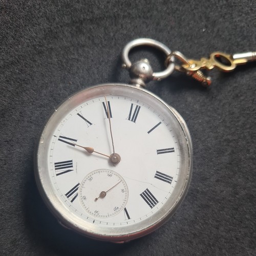 Antique solid silver gents - silver,