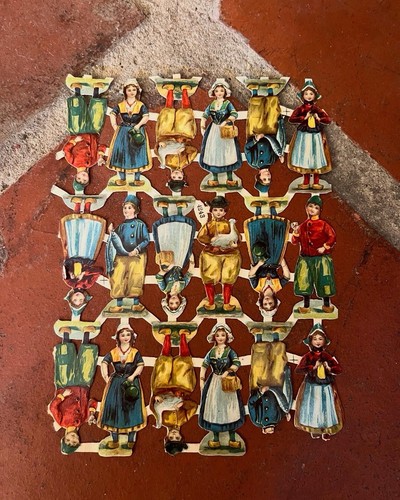 Set victorian scraps - of,