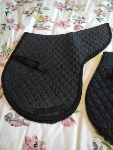 Black numnah 2 - black, x
