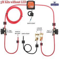 5m Split Charge Relay Kit 12V