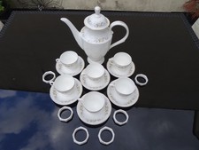 Mayfair 20 Piece Fine Bone China Part Tea Set, Alpine Flowers Style