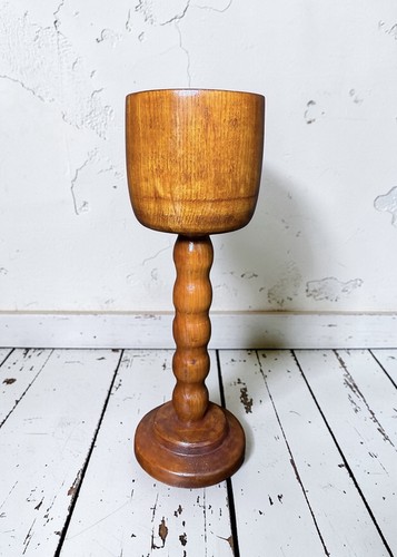Vintage turned oak - vintage, wood