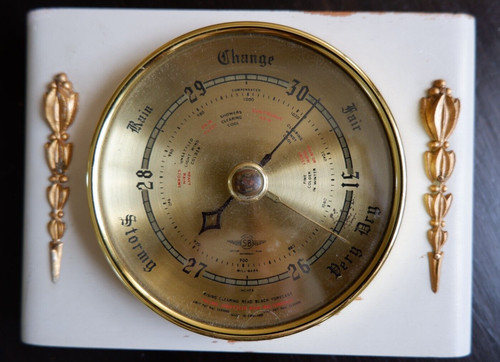 Mantle barometer vintage - mantle, sb