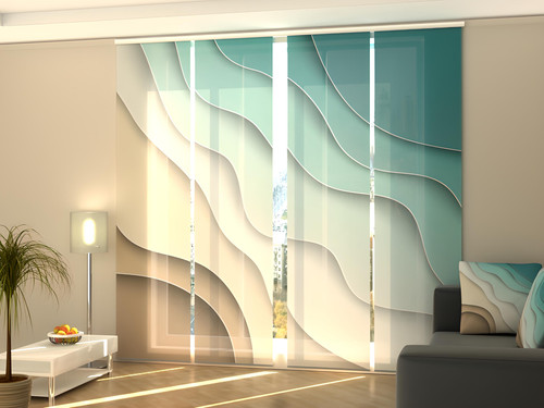Panel track blinds for sliding - track,