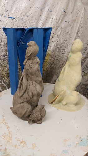Laytex and fibreglass mould - laytex,