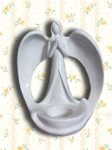 Angel tea light candle holder - angel,