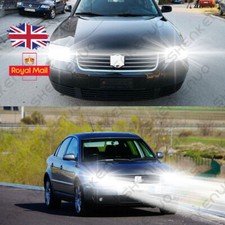 For VW Passat B5.5/3B6 1.9 6000K H7+501 Low Beam Front LED Headlight Side Light