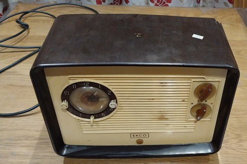 Ekco radiotime valve clock - ekco,
