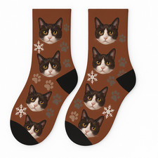 Custom Pet Photo Socks
