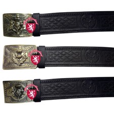 Scottish Kilt Belt with Buckle