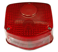 Honda CB50J rear light, tail light complete (1978-1983) 6v. economy version