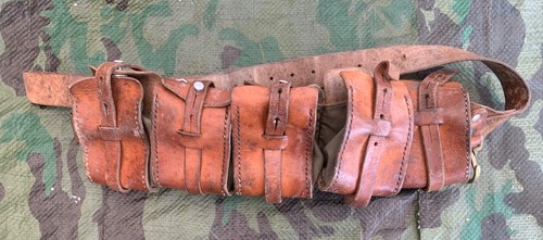 Ww1 leather pouch - ww1, 2