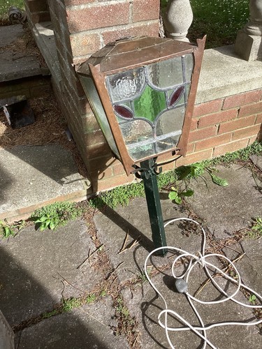 Vintage outside copper pillar - copper,