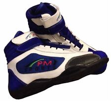 Adult Blue Karting / Race/Rally/Track Boots Shoes with Synthetic Leather/Suede