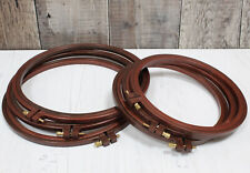 Nurge Embroidery Hoop Wooden Effect Plastic Cross Stitch Craft Ring in 2 Sizes