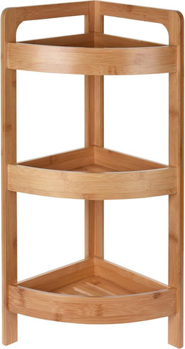 Bamboo corner shelf unit - corner, |