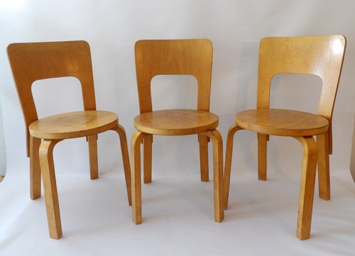 Vtg chairs alvar aalto - 66,