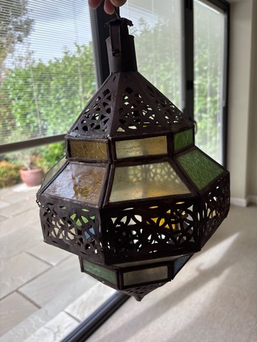 Moroccan style hanging lamp - moroccan-style,