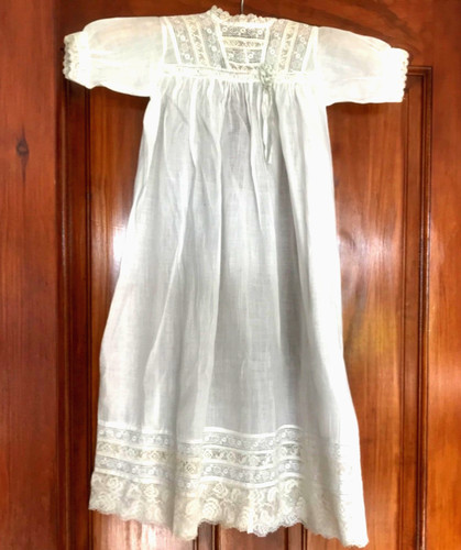 Antique christening gown - christening,