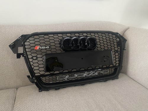 Front honeycomb quattro grille - front,