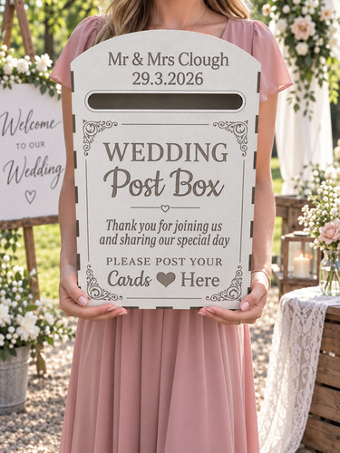 Large post box personalised - large,
