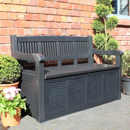 Garden storage bench - storage,